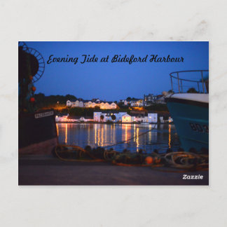 Evening Tide in Bideford Harbour Briefkaart