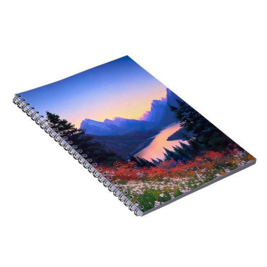 Evening's Grace in de bergvallei Notitieboek (Rechterzijde)