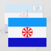Evenkia, Russische vlag Briefkaart (Voorkant / Achterkant)
