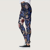 Evenlode, beroemd William Morris patroon, Leggings (Links)