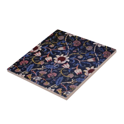 Evenlode, beroemd William Morris patroon, Tegeltje (Zijkant)