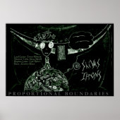 Evenredige grenzen poster (Voorkant)