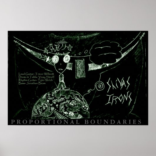 Evenredige grenzen poster (Voorkant)