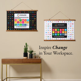 Event Achtergrond SDG Wall Art voor klaslokalen Ka Hangend Wandkleed
