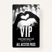 Event All Access Pass VIP Badge (Achterkant)