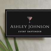 Event Bartender Cocktail Icon Sommelier Classic Visitekaartje