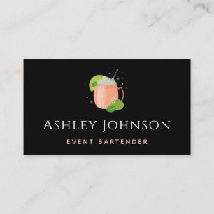 Event Bartender Tropical Limoen Citrus Cocktail Co Visitekaartje