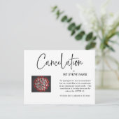 Event Cancelation Briefkaart COVID-19 (Staand voorkant)