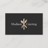 Event Catering Chef Black Visitekaartje (Voorkant)