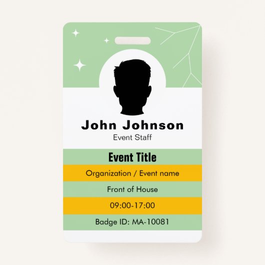 Event Coordinator Badge (Voorkant)