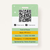 Event Coordinator Badge (Achterkant)