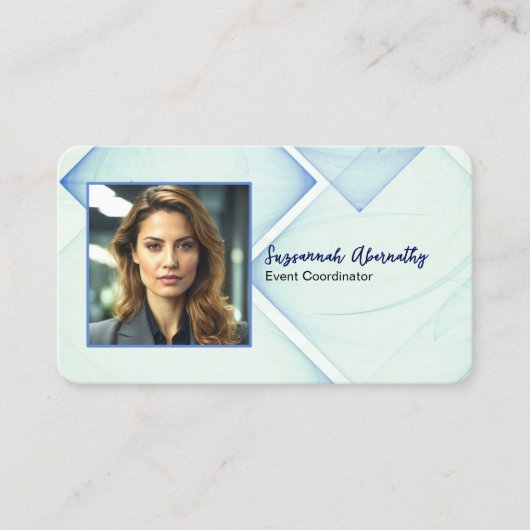 Event Coordinator  Professional Square Photo  Visitekaartje (Voorkant)