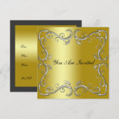 Event Corporate Any Occagement Gold Kaart (Voorkant / Achterkant)