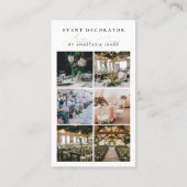 Event Decorateur Foto Feed Social Media QR Code Visitekaartje (Achterkant)