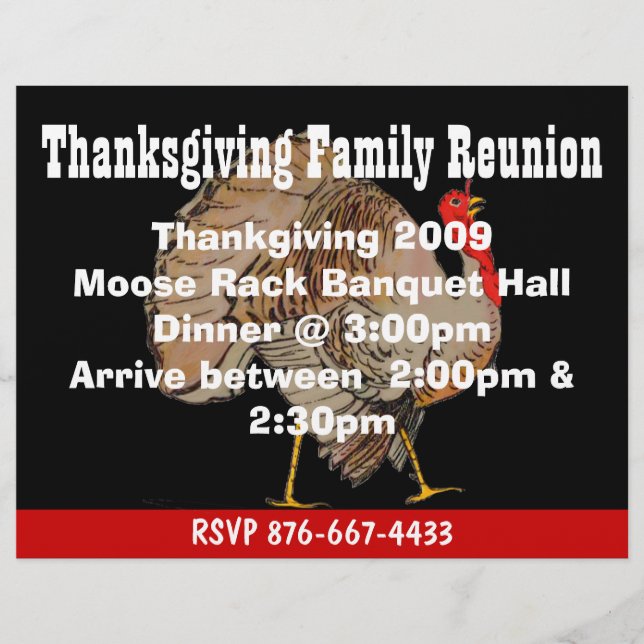 Event Flyer voor herfst Color Tour Halloween Event (Voorkant)