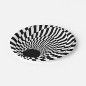 Event Horizon 3d Black hole Papieren Bordje (Gekanteld)