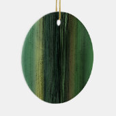 Event Horizon 6711 - Green Abstract Art Keramisch Ornament (Rechts)