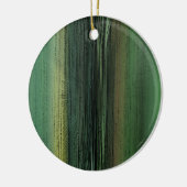 Event Horizon 6711 - Green Abstract Art Keramisch Ornament (Links)