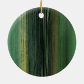 Event Horizon 6711 - Green Abstract Art Keramisch Ornament (Achterkant)
