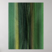 Event Horizon 6711 - Green Abstract Art Poster (Voorkant)