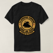 Event Horizon Ship Patch Lewis en Clark Logo Smal T-shirt (Design voorkant)