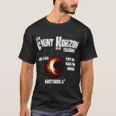 Event Horizon Telescope Sagittarius Black Hole T-shirt (Voorkant)