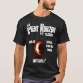 Event Horizon Telescope Sagittarius Black Hole T-shirt (Voorkant)