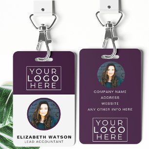 Event ID Gepersonaliseerd Lanyard-naamtag met foto Badge