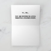 Event Invitation Aviation (Binnen)