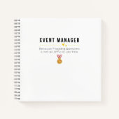 Event Manager Notitieboek (Voorkant)