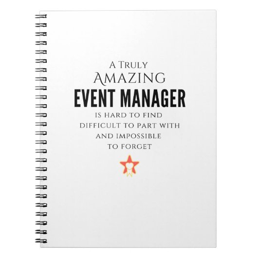 Event Manager Notitieboek (Voorkant)