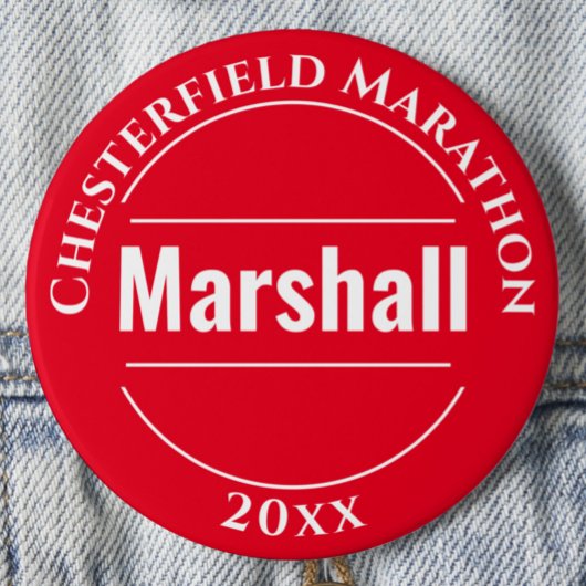 Event Marshall Badge Button