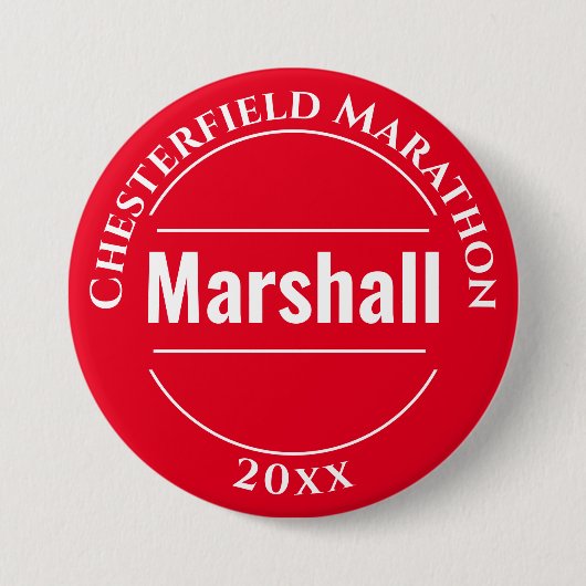 Event Marshall Badge Button (Voorkant)