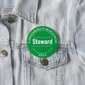 Event Officiële Steward-knoppenbadge Ronde Button 7,6 Cm (In situ)