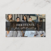 Event Organizer Visitekaartjes met ballonnen (Voorkant)