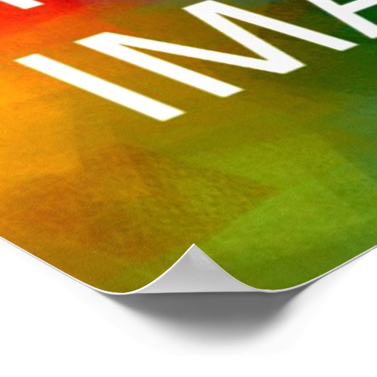 Event Party Familie Bruiloft Foto Modern Elegant Poster (Hoek)