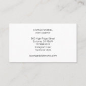 Event Party Planner Balloons en Confetti Visitekaartje (Achterkant)