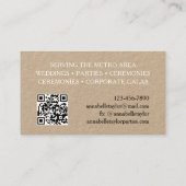 Event Party Planner Tropisch Visitekaartje (Achterkant)