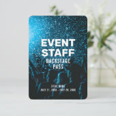 Event Photo Backstage Pass Personeel 3,5 "x5" ID-b Kaart (Staand voorkant)