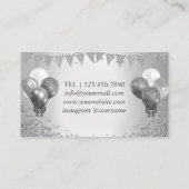 Event Planner Balloon - thema Visitekaartje (Achterkant)