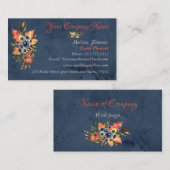 Event Planner Blue Marble Visitekaartje (Voorkant / Achterkant)