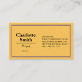 Event Planner Blue Repeat Pattern Business Card Visitekaartje (Achterkant)