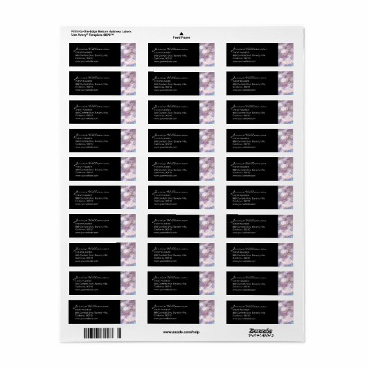 Event Planner bokeh ・sparkle, trendy Etiket (Full Sheet)