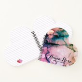 *~* Event Planner Chic Artistic Girly Heart Love Notitieboek (Binnen)