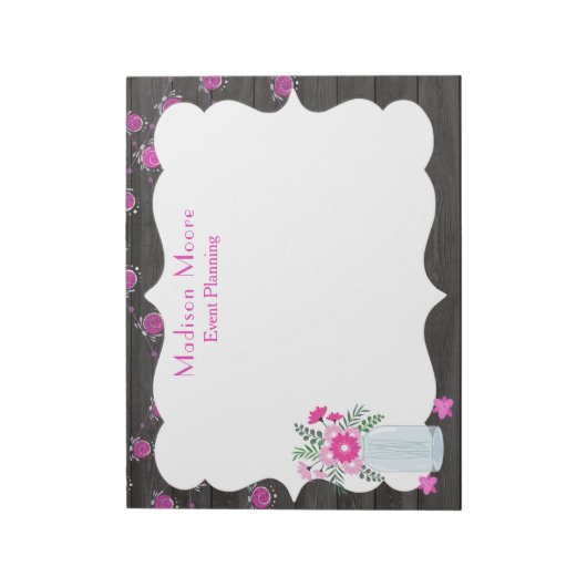 Event Planner country Chic Light Strings Notitieblok (Linkerzijde)