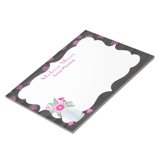 Event Planner country Chic Light Strings Notitieblok (Schuin)