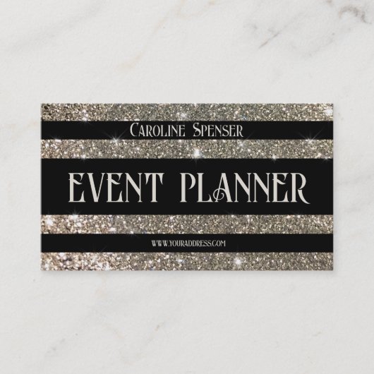 Event Planner Creative Director Party Service Visitekaartje (Voorkant)