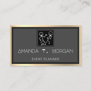 Event Planner Dance Bruiloft Blogger Modern Visitekaartje