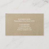 Event Planner Elegant Beach Hibiscus Red Floral Visitekaartje (Achterkant)