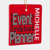 Event Planner Extraordinaire CUSTOM Keramisch Ornament (Rechts)